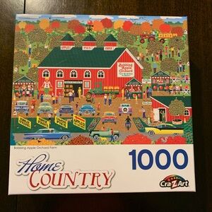 Cra-Z-Art Home Country Puzzle - 1000 Pieces Bobbing Apple Orchard Farm